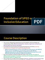 Intro To Sped Summary Lecture