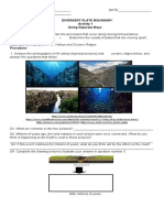 Divergent Plate Activities