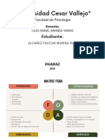 A4 Matriz Análisis DAFO FODA