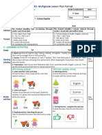 MULTIGRADE LESSON PLAN EXAMPLE 1 and 2