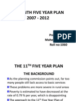 11th Five Year Plan