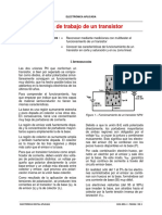 2 - Laboratorio de Electrónica - Zonas de Trabajo de Un Transistor