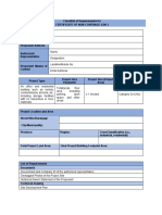 Checklist of Requirements For CNC