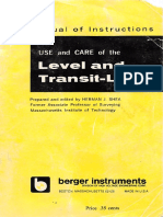 Use and Care of The Level and Transit-Level