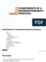 Compontents of Business Research