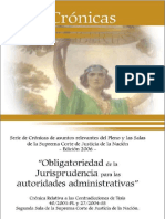 Obligatoriedad de La Jurisprudencia 2da Sala