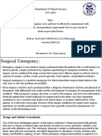 Surgical Emergencies