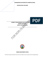 P-205-05 Current Transformers For Special Application