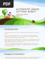 Automatic Grass Cutting Robot