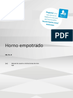 Horno Empotrado: Register