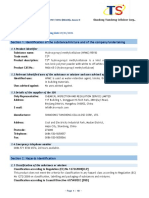 MSDS-HPMC Under REACH R5150