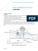 Diagnostic de La Qualité Du Sous-Sol