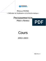 Cours Turbo Pascal - Mise À Niveau (27 Pages)