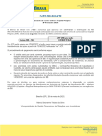 Fato Relevante: Pagamento de Juros Sobre o Capital Próprio Trimestre 2023