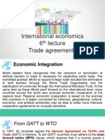 Lecture 6 Trade Agreements