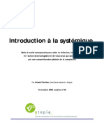 Introduction A La Systemique