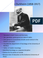 Emile Durkheim 2