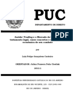 Insider Trading e o Mercado de Capitais:: Tratamento Legal, Casos Concretos e A Ineficiência Econômica de Seu Combate