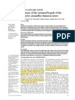 Anatomy of The Terminal Branch of The Posterior Circumflex Humeral Artery