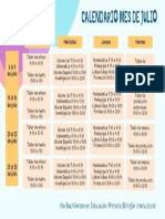 Calendario Julio