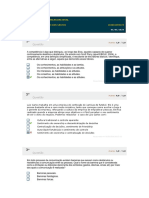 Gabarito Simulado AP - Comportamento Organizacional 2º Tentativa