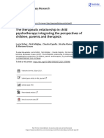 The Therapeutic Relationship in Child Psychotherapy.