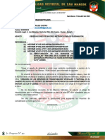 Informe KK - 2023 Notificacion para Supervisor de Mayores Metrados Pav. Chuyo