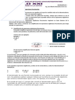 TEMA 1.3 Operaciones Con Expresiones Fraccionarias