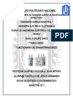 Cuestionario de Transformadores