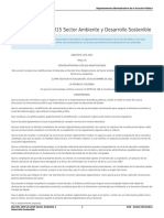 Decreto 1076 de 2015 Sector Ambiente y Desarrollo Sostenible