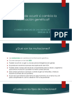 ¿Qué Puede Ocurrir Si Cambia La Información Genética?: Consecuencias de Las Mutaciones en La Síntesis de Proteínas