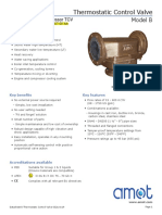 Datasheet B Thermostatic Control Valve