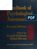 Handbook of Psychological Assessment