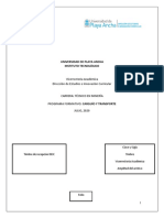 Programa Formativo Carguio y Transporte