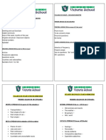 Syllabus de Inglés Desde 1ero Hasta 5to Año