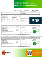 Permiso de Circulación Hasta 31 de Agosto 2022