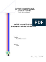 María Belen Jaramillo - Tarea Análisis Integración Vertical