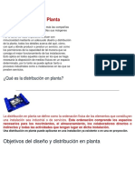 6.5 Distribución en Planta