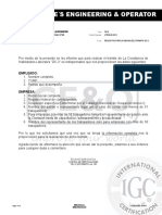 Requisitos para DC-3