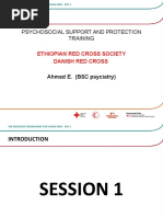 Psychosocial Support and Protection Training: Ethiopian Red Cross Society Danish Red Cross