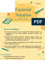 Lesson 4 Factorial Notation