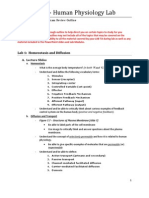 PCB 3703L - Human Physiology Lab: Lab 1: Homeostasis and Diffusion