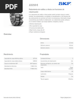 SKF 22210 E Specification