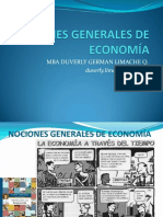 Nociones Generales de Economía