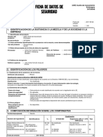 Ficha de Datos de Seguridad: 1. Identificación de La Sustancia O La Mezcla Y de La Sociedad O La Empresa