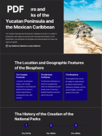 The Biosphere and National Parks of The Yucatan Peninsula and The Mexican Caribbean