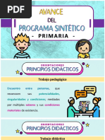 (F3) Avance Del Programa Sintético