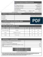 Gestión de Envíos Internacionales: 205260063142305DJEN0050549W