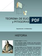 Teorema de Euclides y Pitagoras