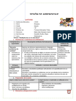 Sesion Matematicas Multiplicamos y Dividimos